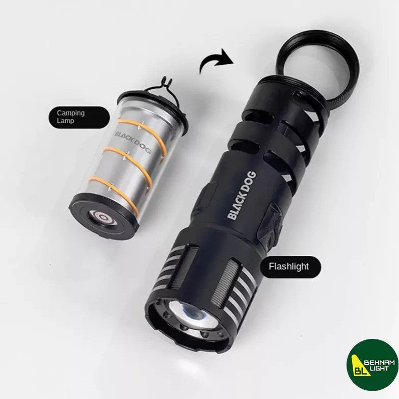 BLACKDOG - Outdoor Flashlight 2 In1 Atmosphere – Qcamp Kuwait Official ...
