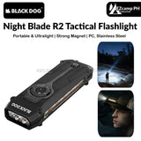 BLACKDOG - Night Blade R2 Tactical Flashlight Portable Magnetic 1800LM