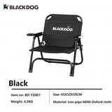 BLACKDOG - Black Outdoor Coffee Chair