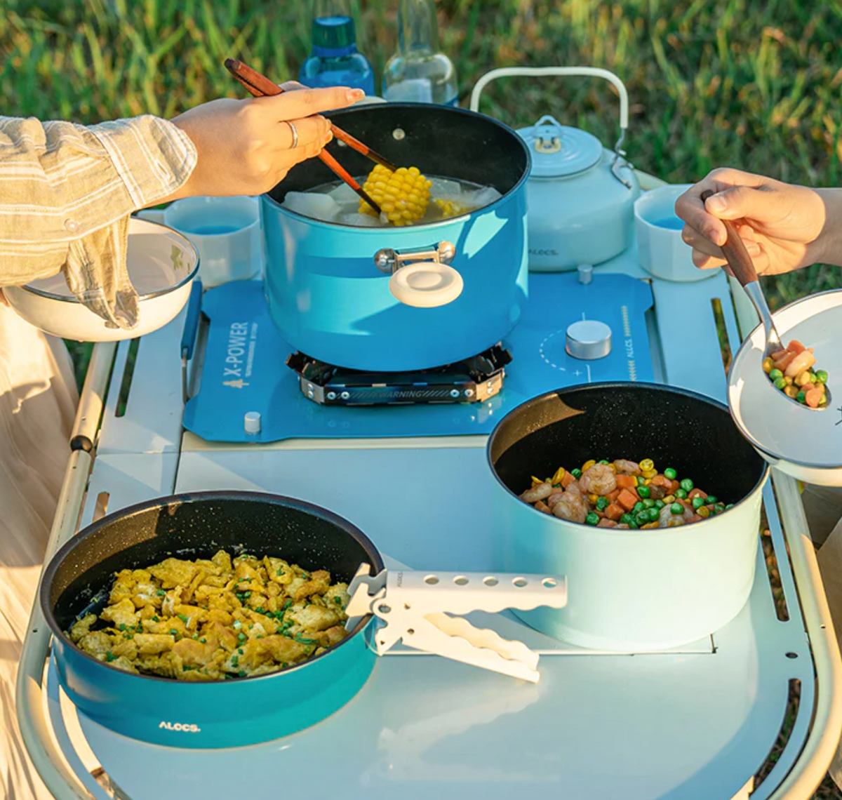 alocs - Lakeside Cookware set – Qcamp Kuwait Official store