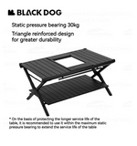 Blackdog - Double-Layer Folding Table