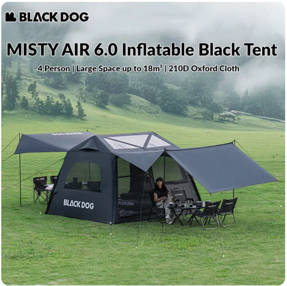 blackdog - MISTY AIR 6.0 Inflatable Black Tent