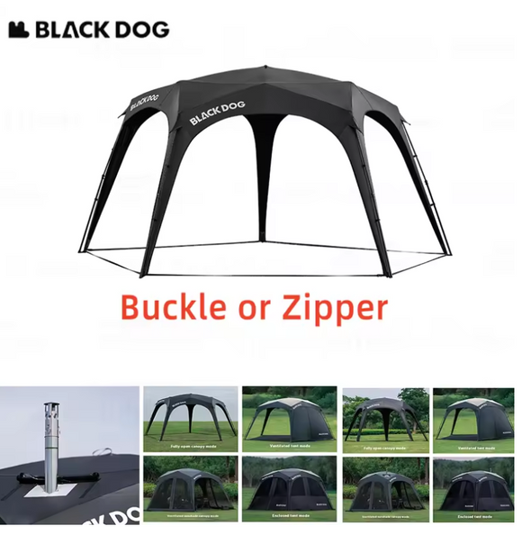 Blackdog - pentagonal rapid opening dome canopy (بدون ابواب)