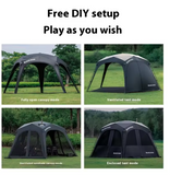 Blackdog - pentagonal rapid opening dome canopy (بدون ابواب)