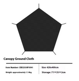 Blackdog - pentagonal rapid opening dome canopy (بدون ابواب)