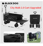 Blackdog - City Walk 2.0 Camping Cart-Upgraded