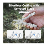 NexTool - Micro Sailor Scissors S0 Mini Keychain Multitool 8-in-1