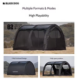 BLACKDOG - Modular Inflatable Tunnel Tent Black