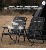 Blackdog - Ultralight Camping Chair Webbing Folding Chair - Only chair - فقط كرسي