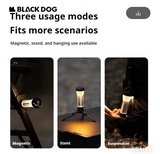 Blackdog - Lightweight Compact 2-in-1 Camping Light Long Battery