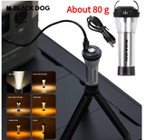 Blackdog - Lightweight Compact 2-in-1 Camping Light Long Battery