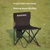 BLACKDOG - Camping Table Chair Set 1 Table 4 Chairs