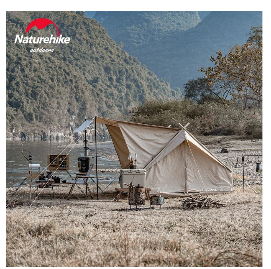 Cotton A-shaped Tent--Extend 4.8 // **With Matt** – Qcamp Kuwait Official store