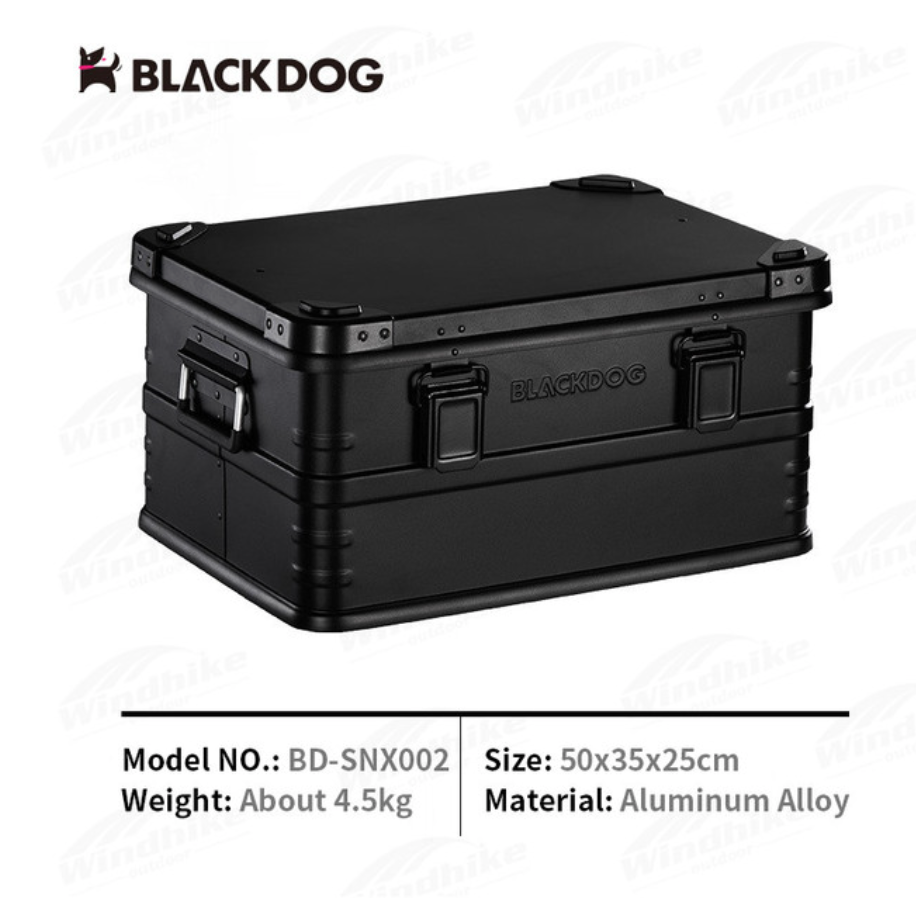 BLACK どろくさい DOG コンテナBOX 50x35x25cm